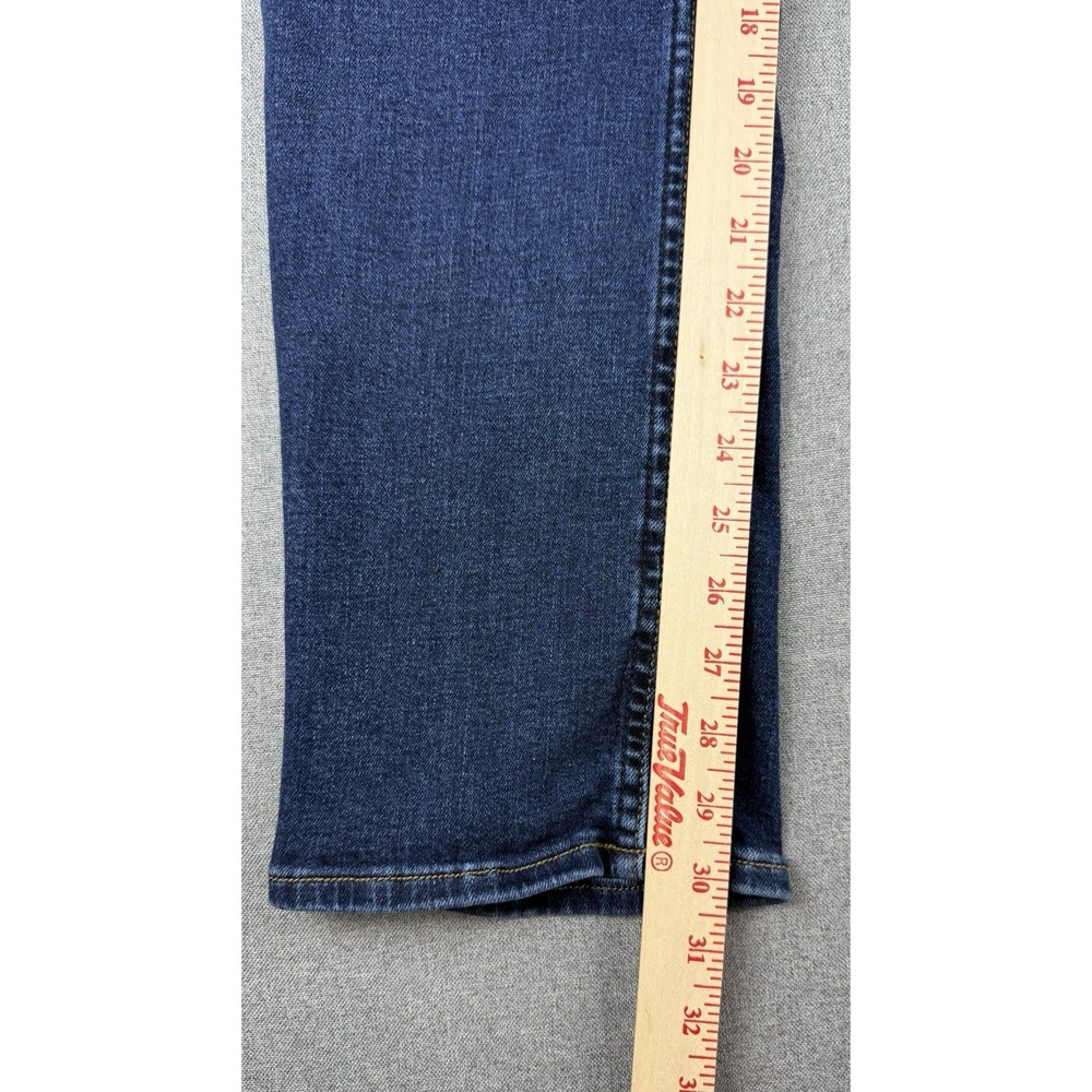 True Craft Athletico Jeans Mens 30x30 Dark Wash Straight Stretch Denim - Picture 8 of 9